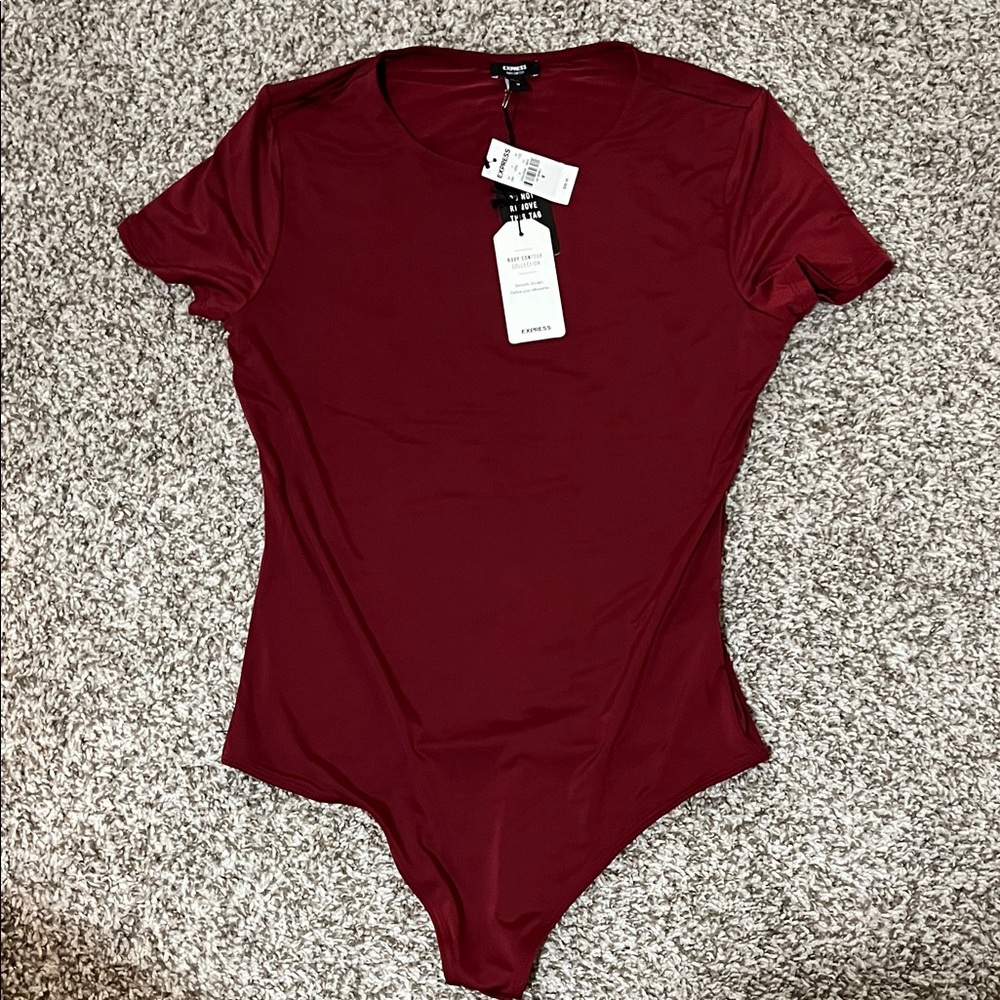 Express Deep Red Bodysuit